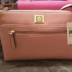 Anne Klein Blush Colored Handbag